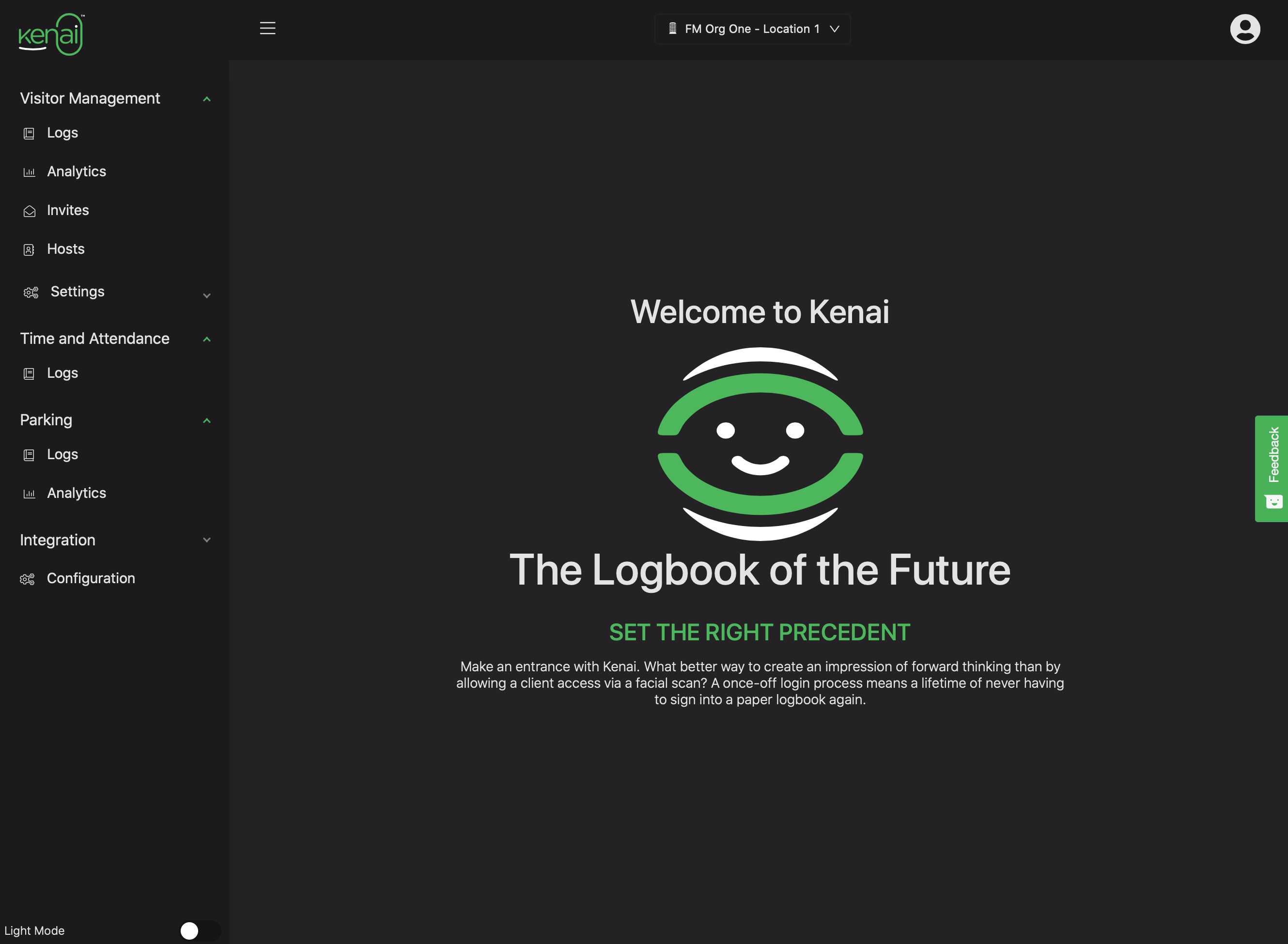 Kenai dashboard designed and developed in React.JS with Redux and Sagas